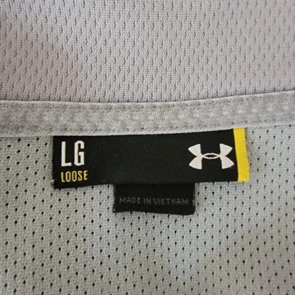 Under Armour Lightweight Full Zip Jacket Gray Men Size L Training Athletic - Picture 8 of 13